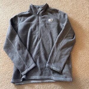 The North Face Men's Charcoal Zip-Up Sweater